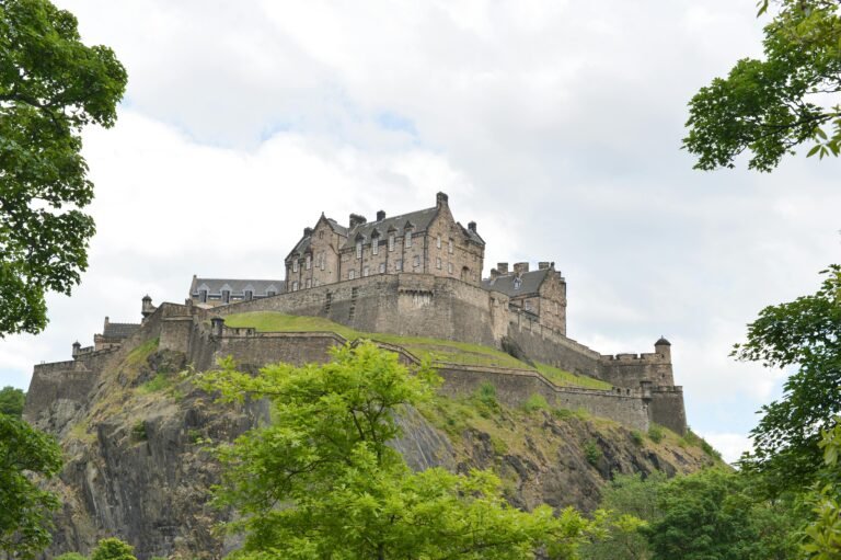 Edinburgh Castle in Scotland